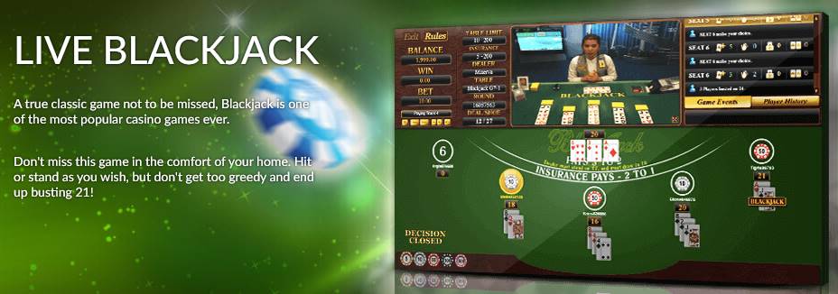 Live Casino Online Blackjack SBOBET