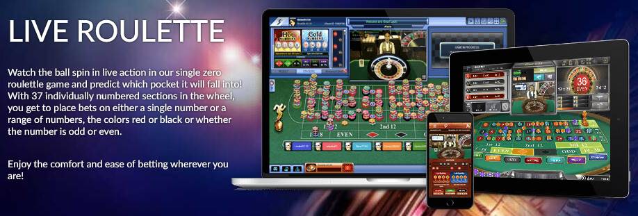 Tampilan Live Roulette